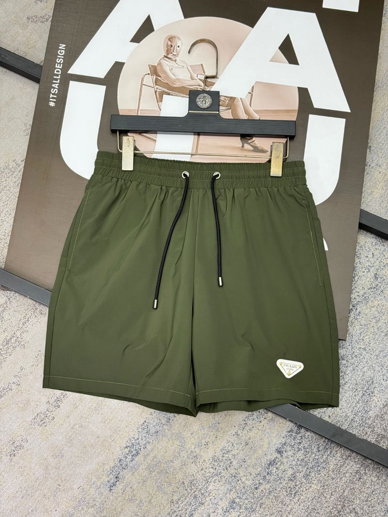 Best Quality fake Prada Shorts For Men Green