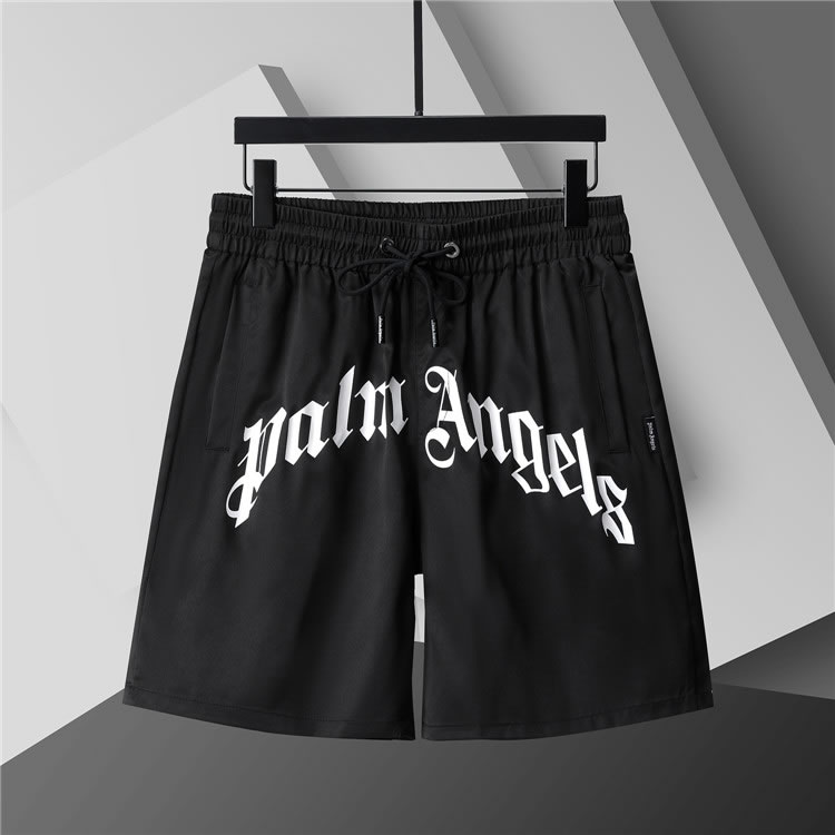 Best Quality Knock Off Palm Angels Men Beach shorts Black