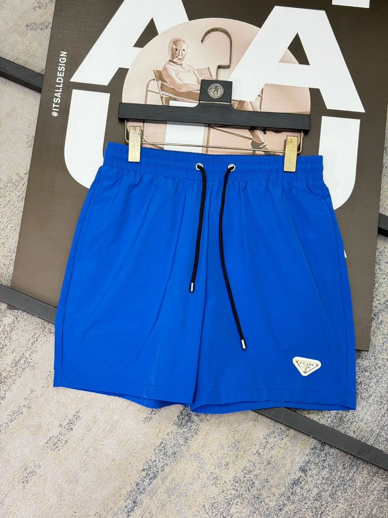 Best Quality Replica Prada Shorts For Men Blue