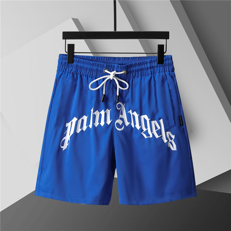 High Quality Replica Palm Angels Men Beach shorts Blue