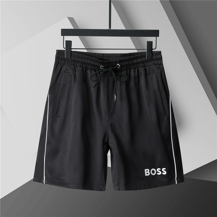 High Qualityl Knock Off Boss Men Beach Shorts Black