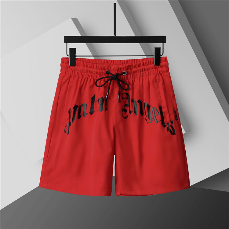 Top Quality Replica Palm Angels Men Beach shorts Red